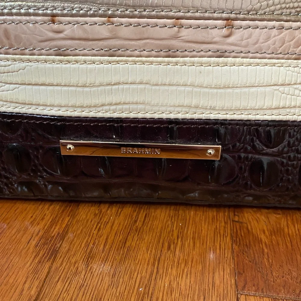 Brahmin leather large zip top leather - Picture 2 of 16